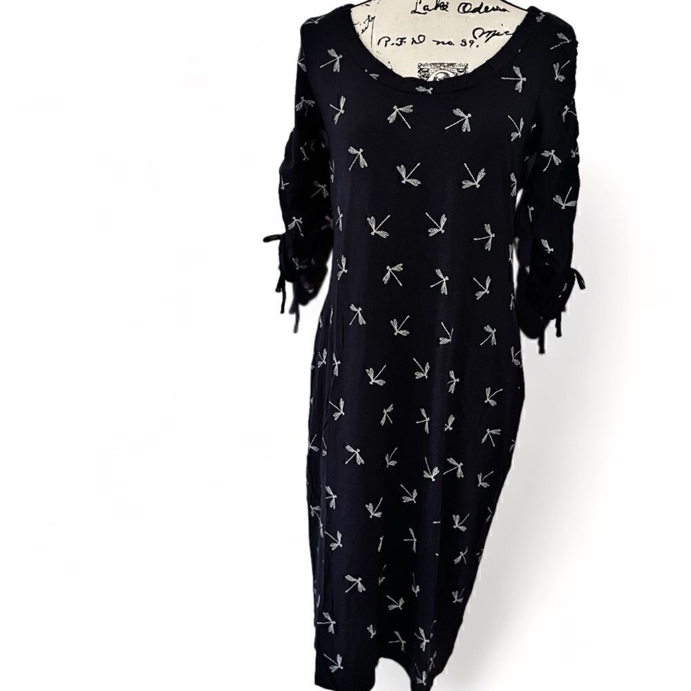 Noppies European Brand Maternity Firefly Sheath Dress 3/4 Sleeves Size M
